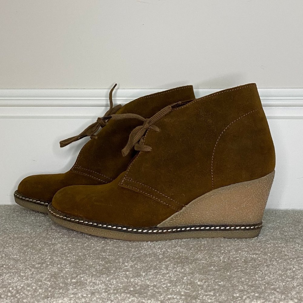 J. Crew Suede Wedge Heels